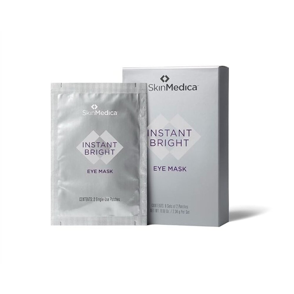 Skincare SkinMedica Instant Bright Eye Masks   6 ct- Under Eye Patches for Puffy